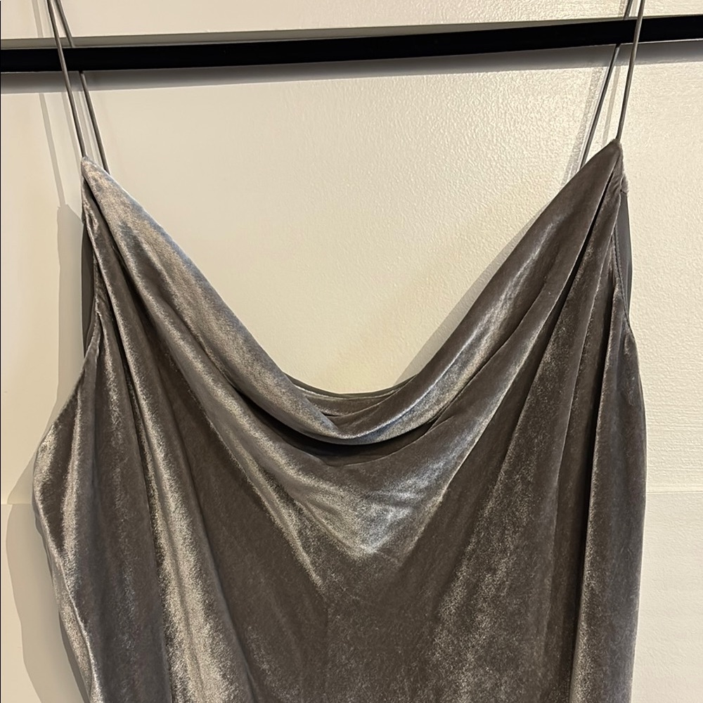 Alice + Olivia Silver Mini Dress - Picture 4 of 7